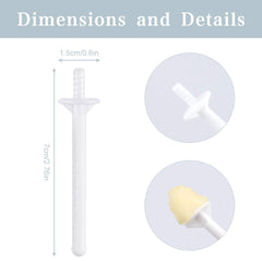 Rolybag nose wax stick applicator with smooth surface for comfortable use.