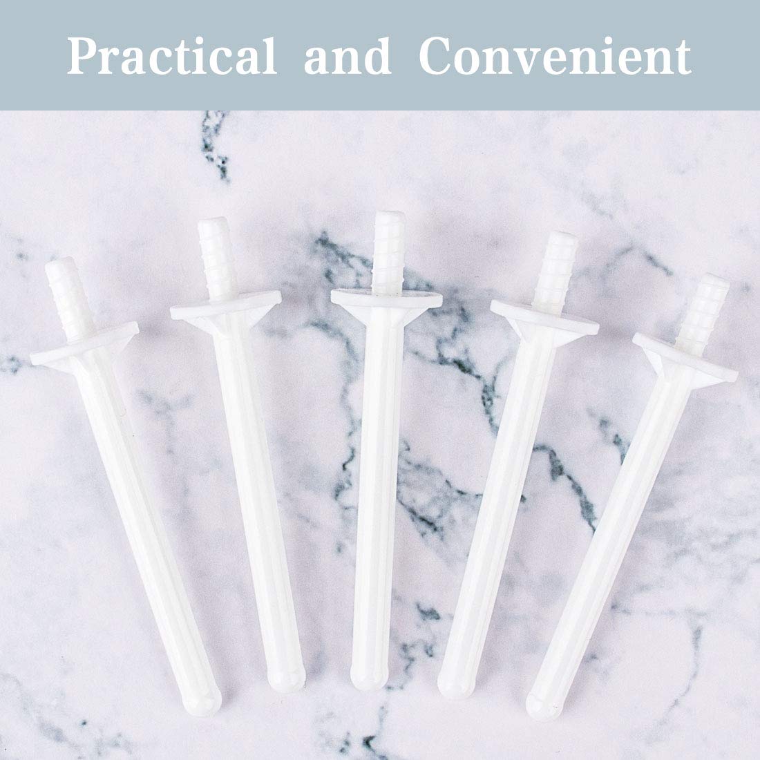 Rolybag 6.8 cm length applicator fits most nostrils.