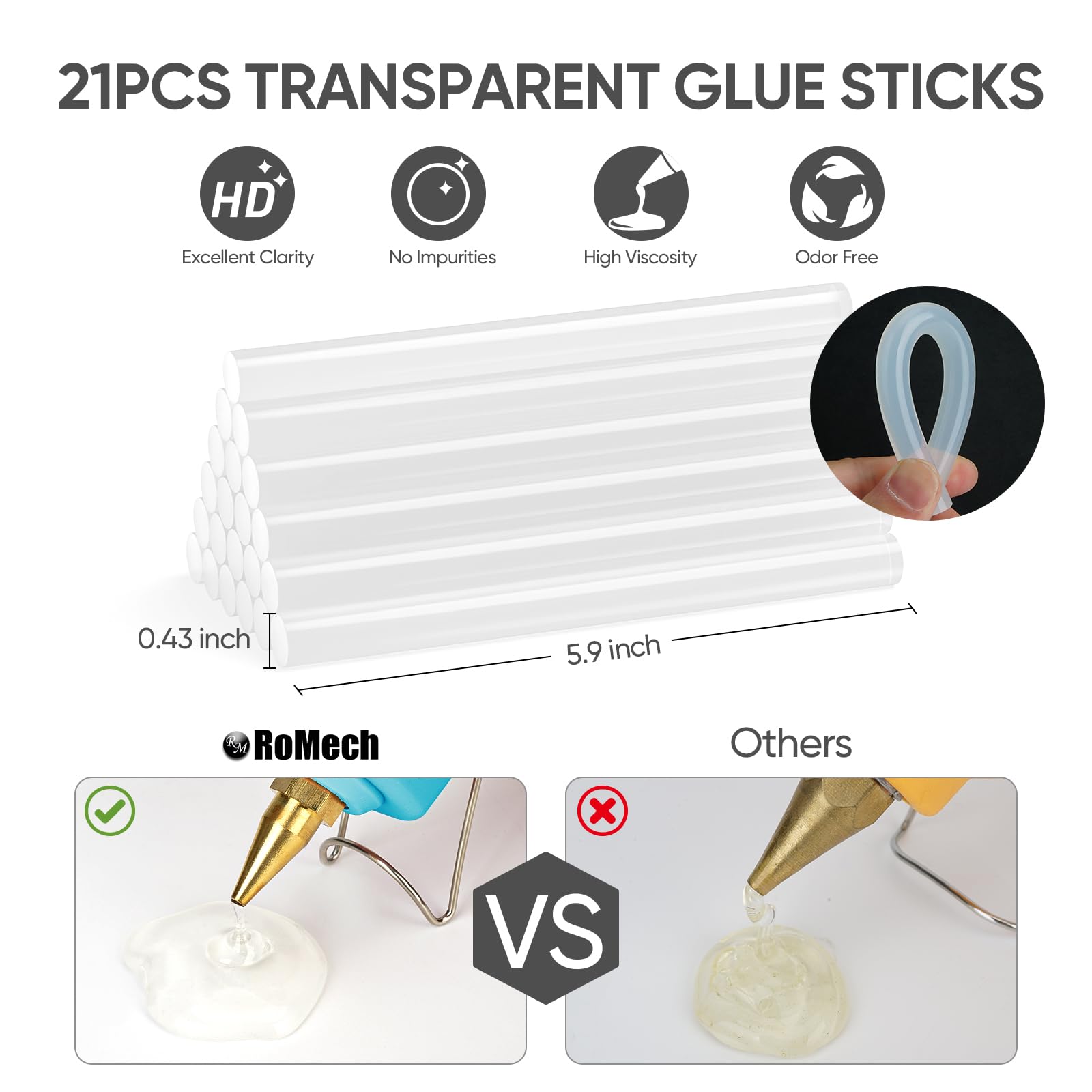 ROMECH 21-stick kit provides odor-free adhesion for crafts and repairs
