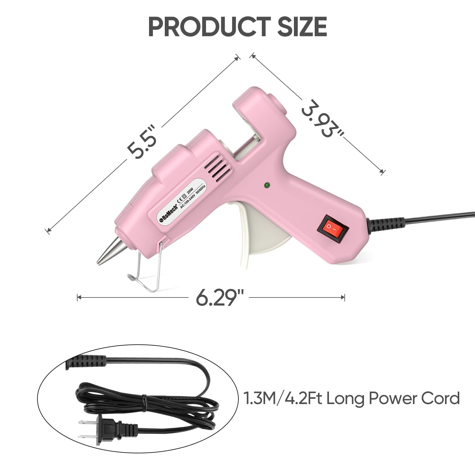 ROMECH ergonomic handle design reduces hand fatigue