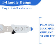 Romeda jigsaw blade T101AO for wood—precise clean cuts.