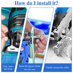 Romeda jigsaw blade T101D for wood—fast, smooth wood cuts.