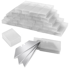 Romeda SK5 box cutter blades refills stored in a box for easy access