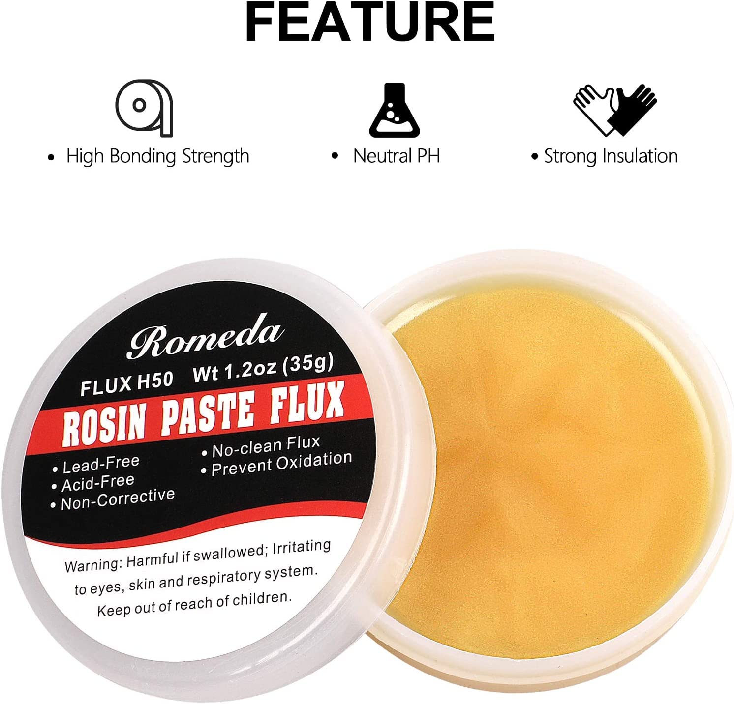 Romeda solder flux paste application aids precise soldering on boards