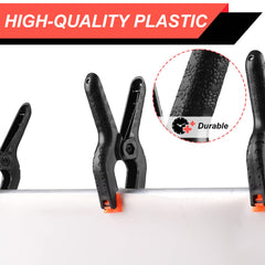 Romeda spring clamp for crafts offers strong grip on small objects.