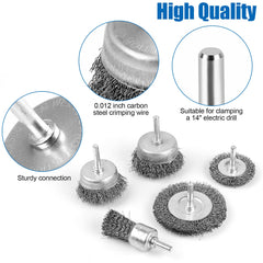Romeda wire cup brush 2in 50mm cleans rust from corners