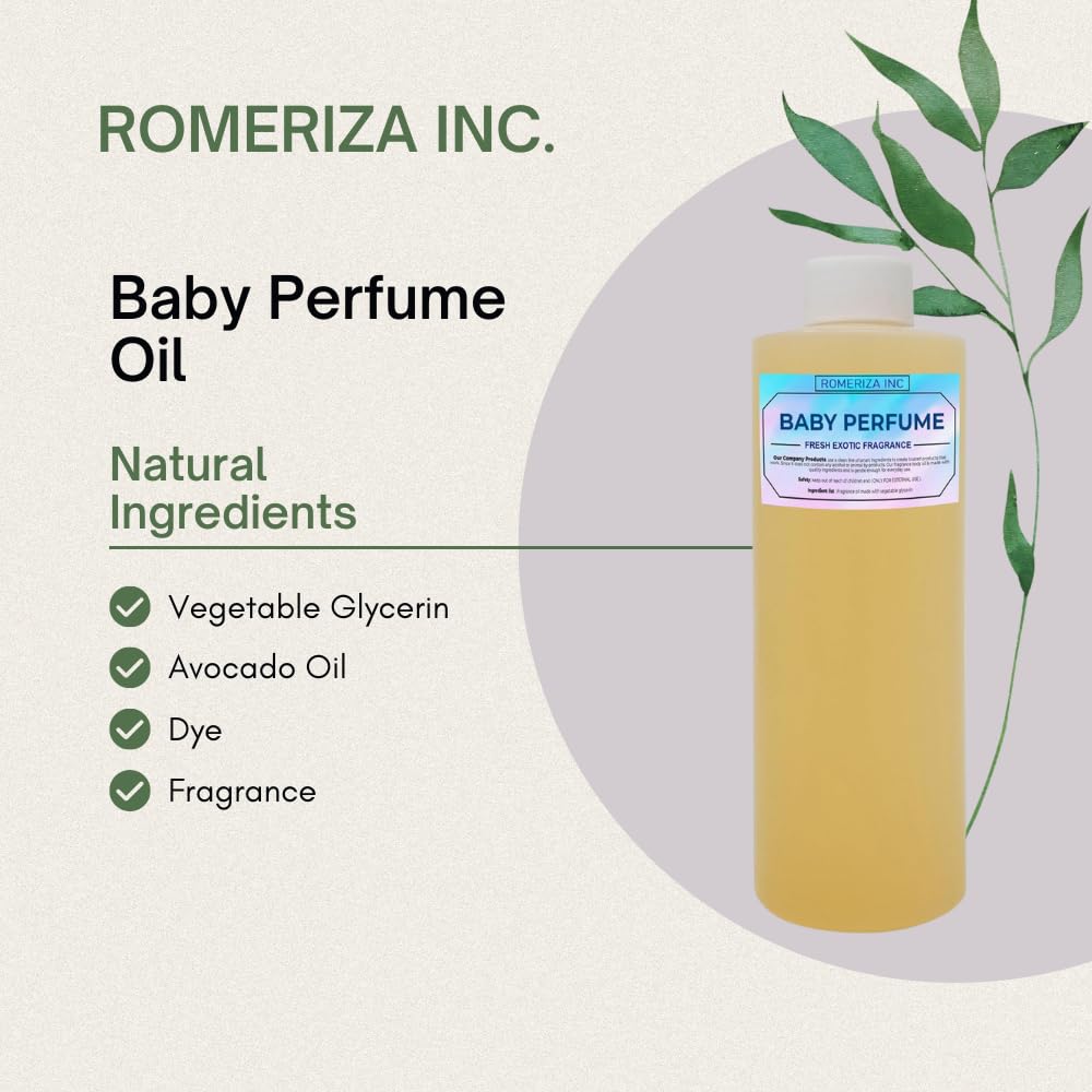 ROMERIZA INC. close-up texture shows fast-absorbing, moisturizing oil.