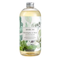 ROMIIE ZOI eucalyptus mint hand soap bottle offers refreshing cleansing for daily routines