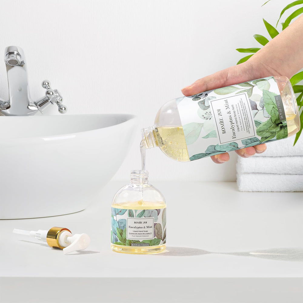 ROMIIE ZOI pump-dispense bottle ready for quick cleansing