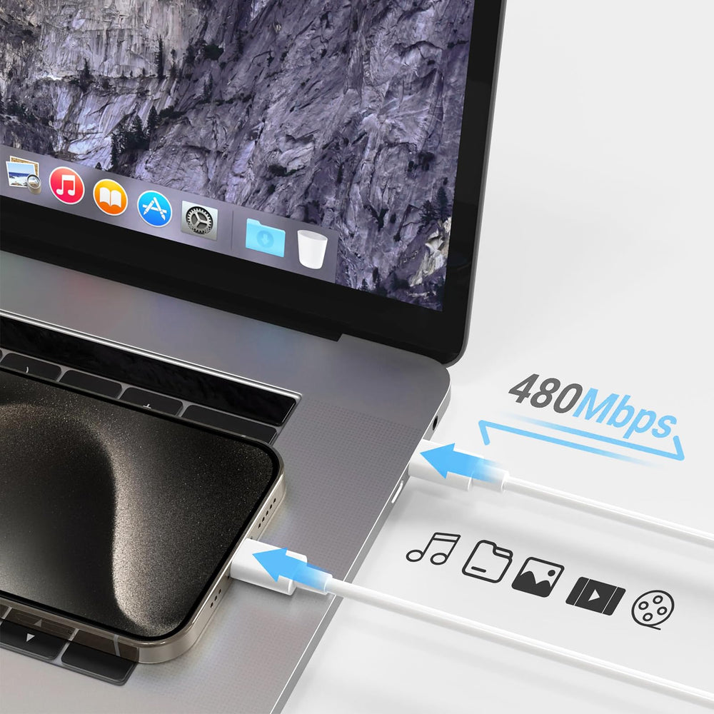 ROMITAZ pack-of-3-chargers-6ft-cables keeps devices ready anywhere.