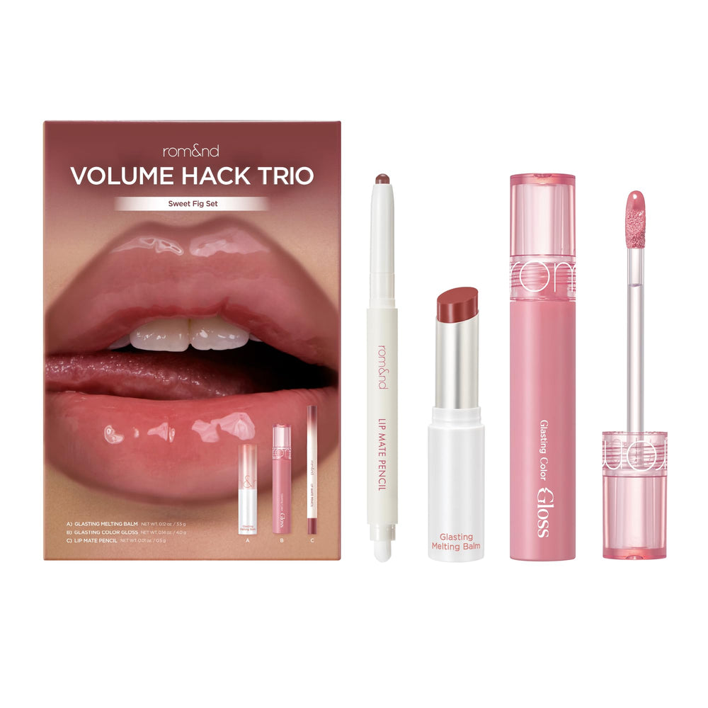 rom&nd Lip Mate Pencil in Fig Spread for precise outlining and fuller lips.