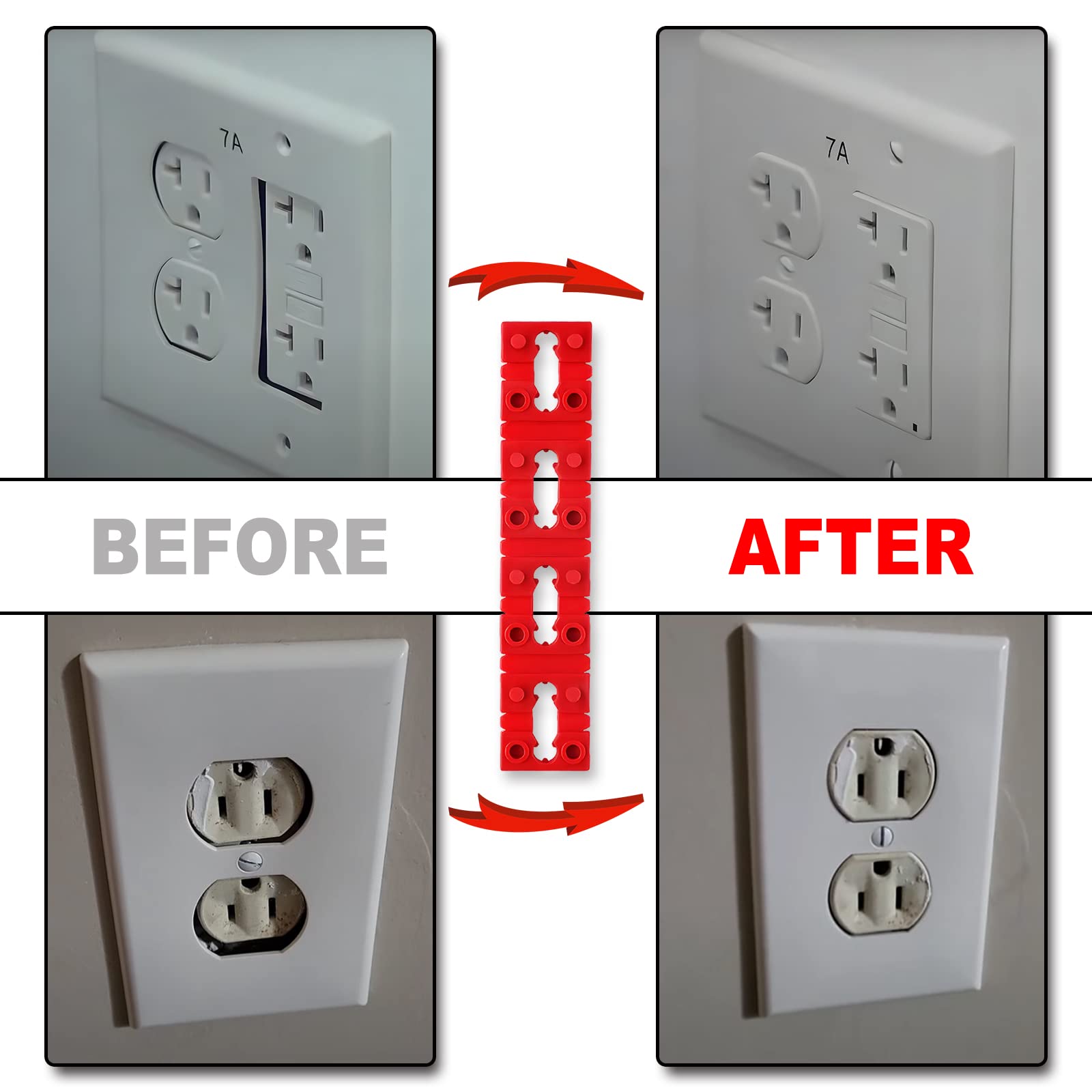 RonJea spacers prevent sinking and loosening of outlets.