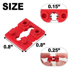 RonJea stackable spacers enable precise thickness to secure outlets.