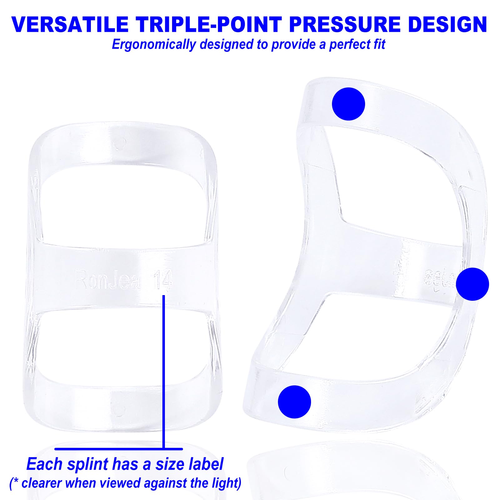 RonJea trigger finger support stabilizes joints with gentle pressure.