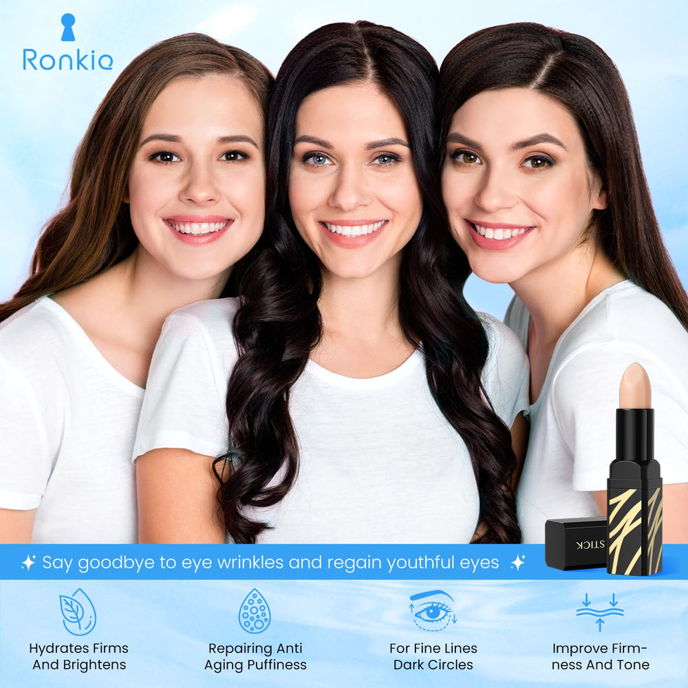 RONKIE Caffeine Eye-Stick promotes a refreshed look during long days.