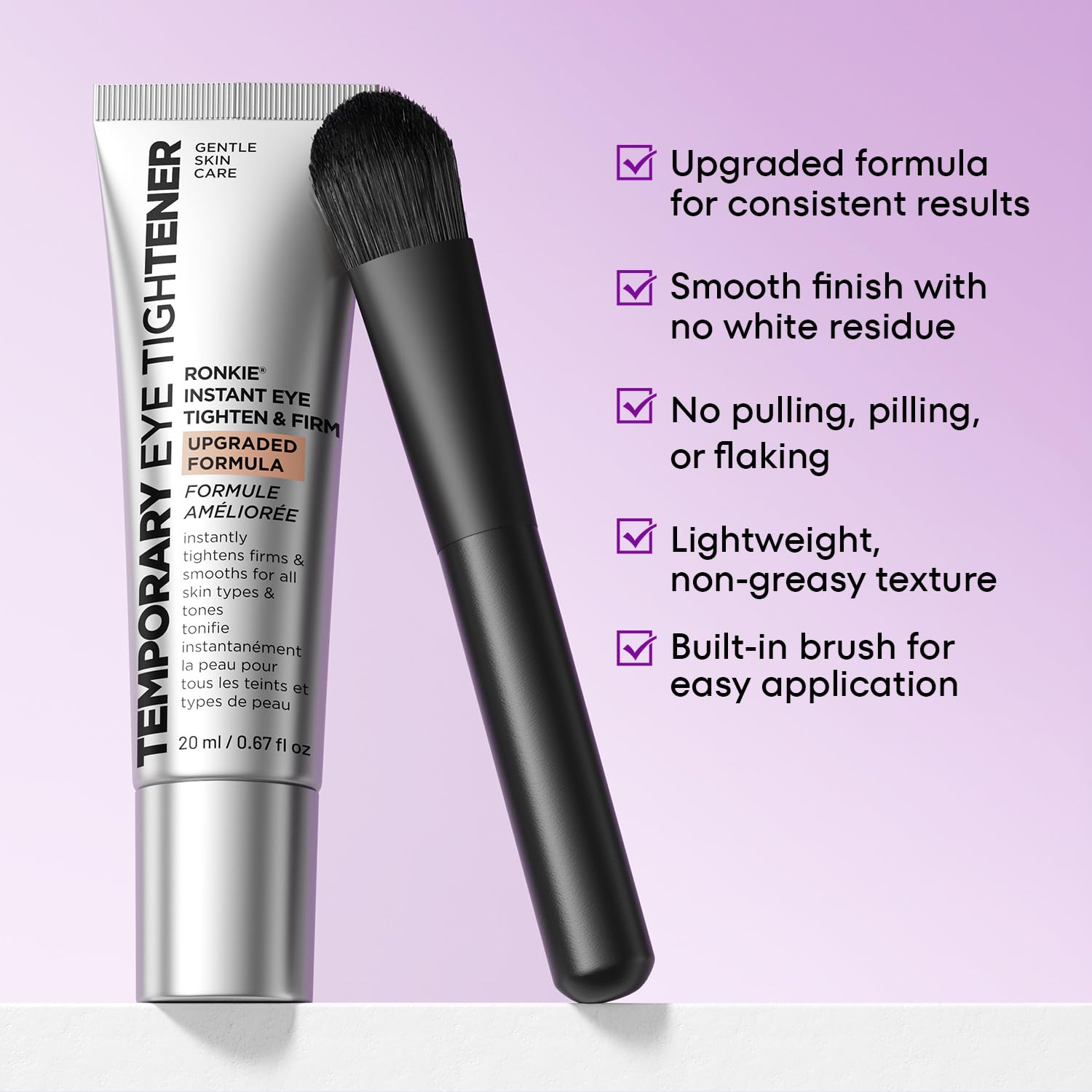 Long-wear potential up to 12 hours for a sustained tightened appearance.