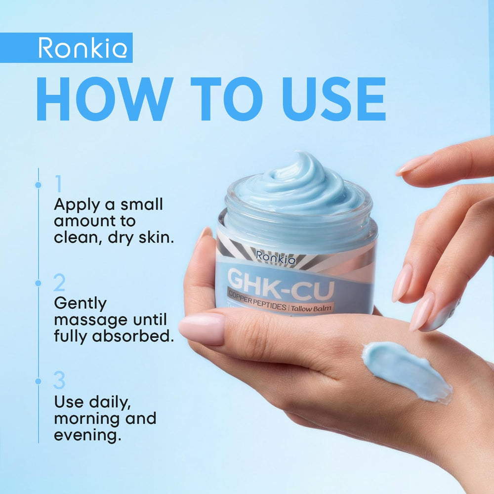 RONKIE whipped cream texture image conveys quick absorption and comfort