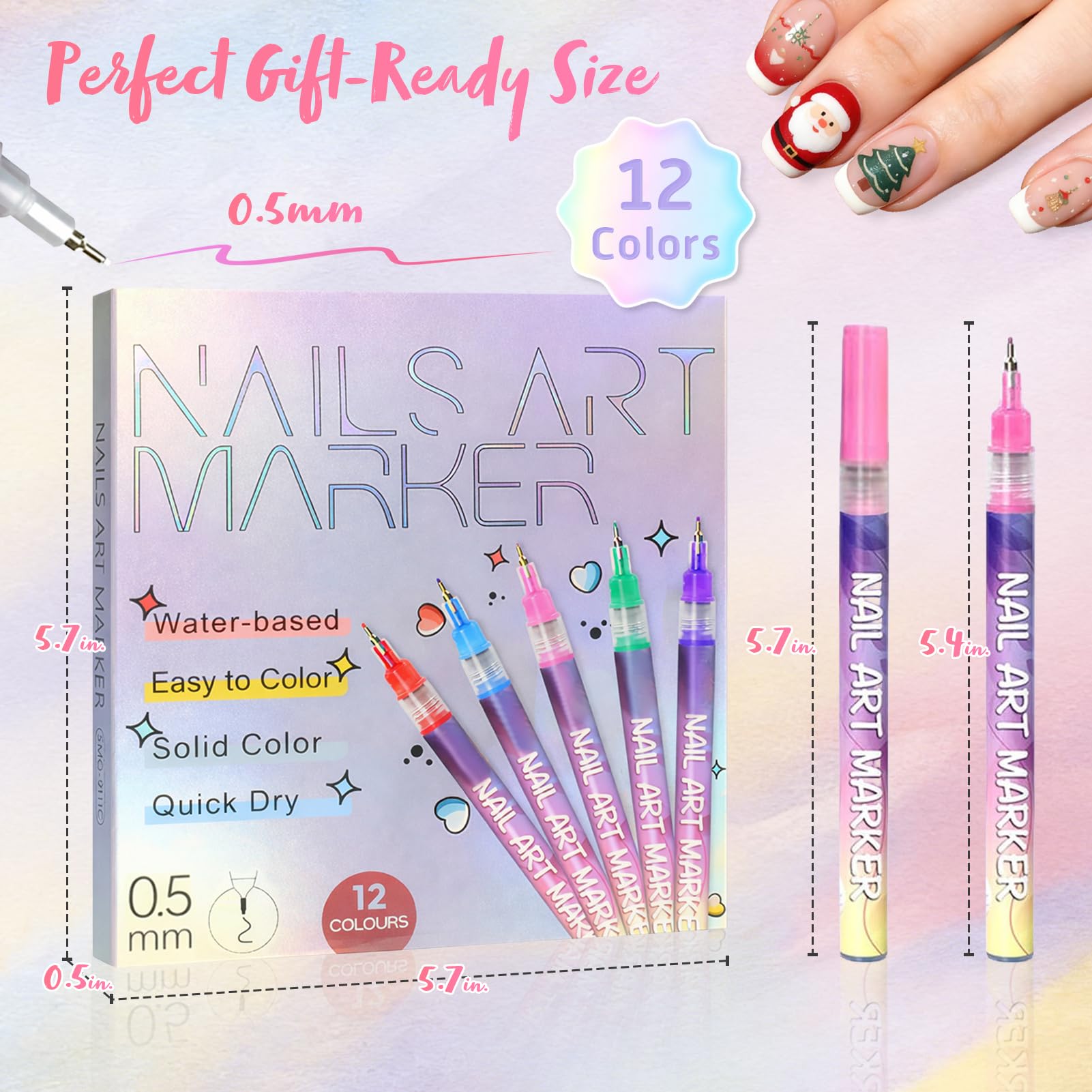 RONYUTON cap and case emphasize travel-friendly portable nail tools