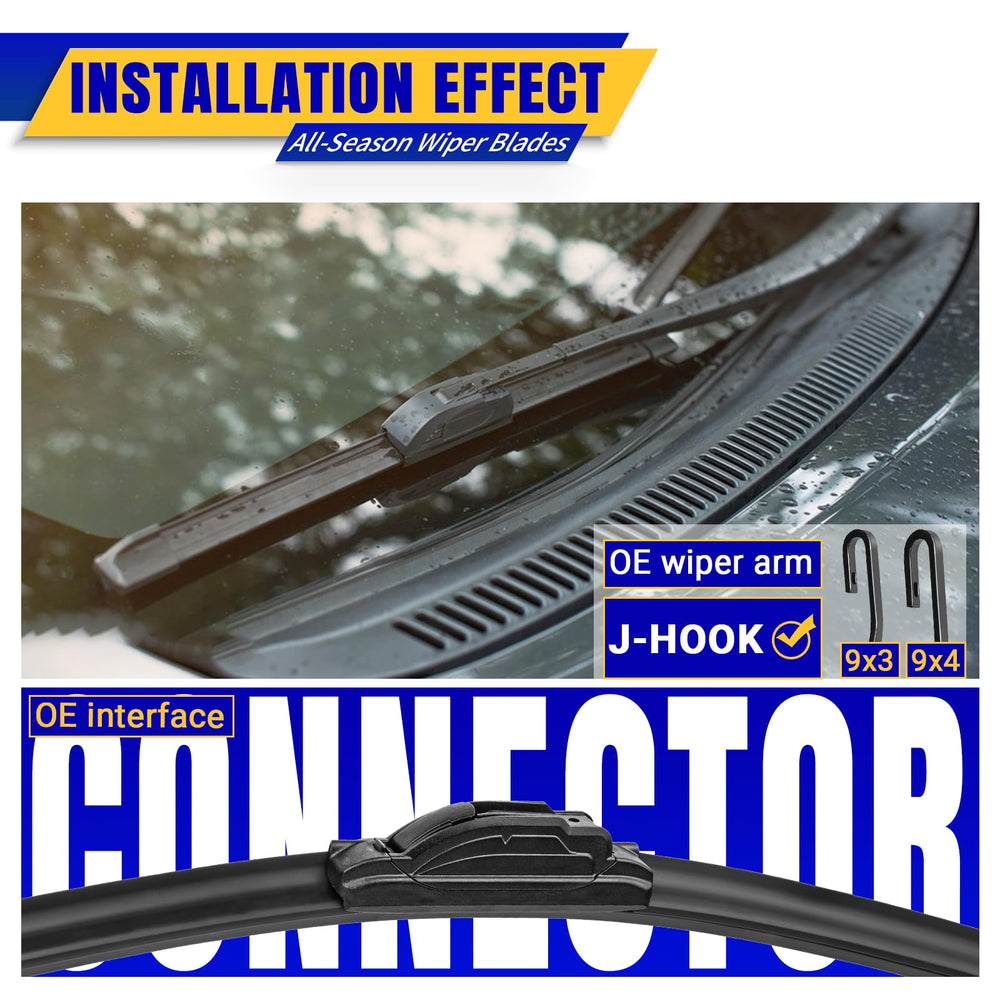 Rooppa 12-inch rear blade on Pathfinder for clear rear visibility