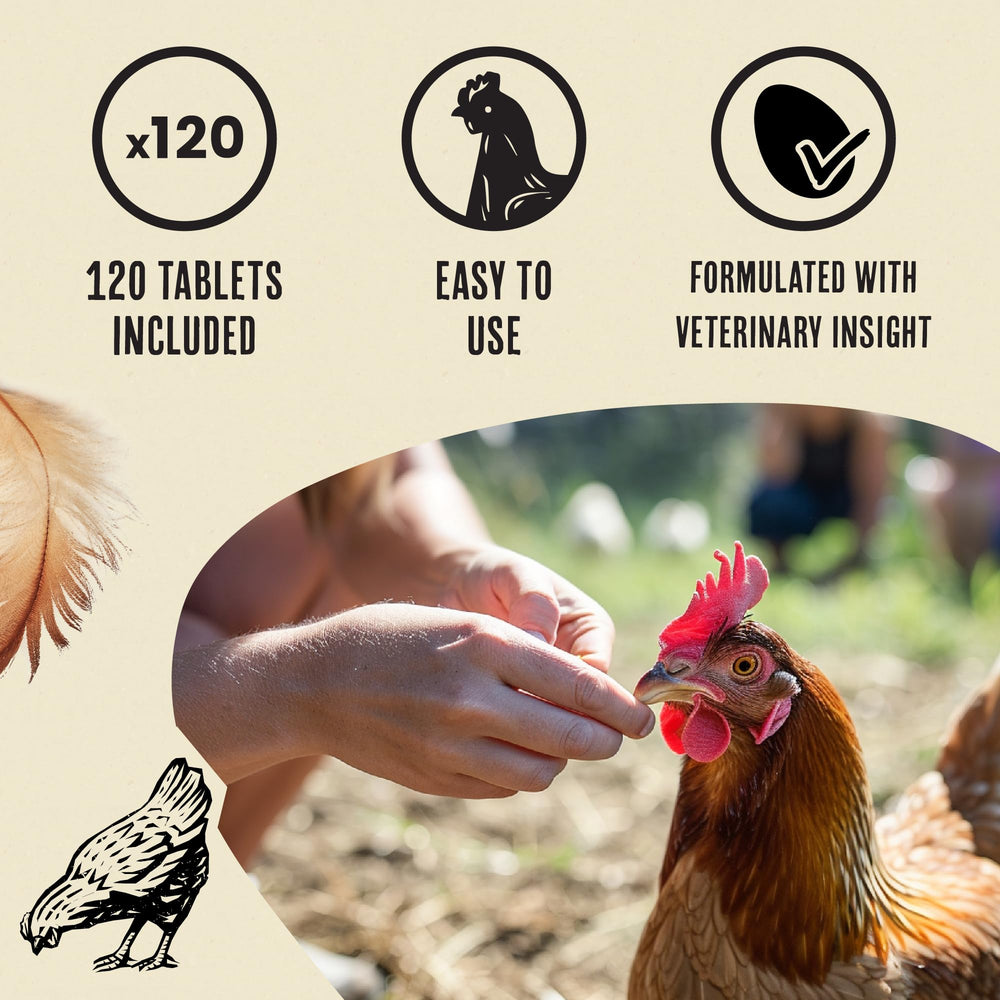 Roosty's Naturals De-Wormer direct administration ready for simple dosing.