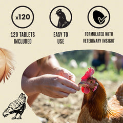 Roosty's Naturals De-Wormer direct administration ready for simple dosing.