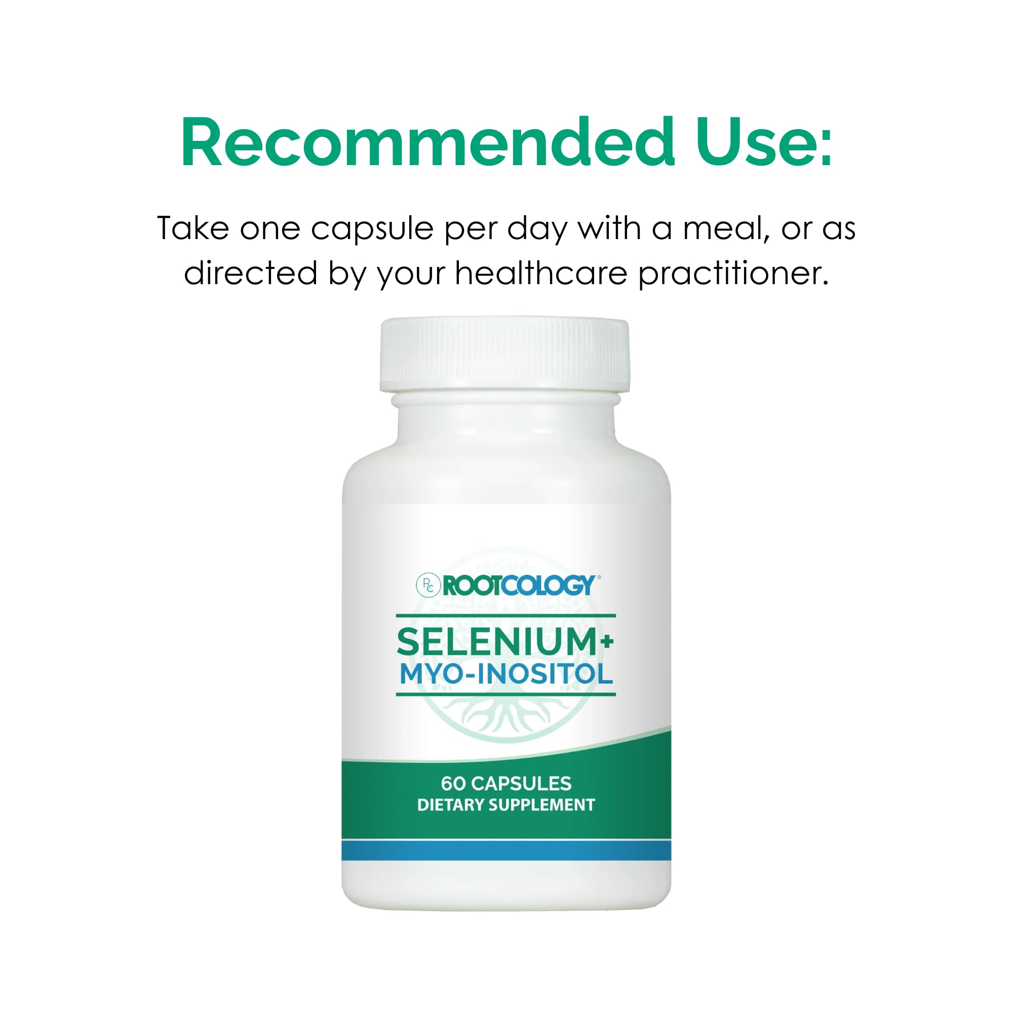 Rootcology capsules photographed on neutral background highlight purity and clean formulation.