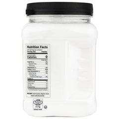 Roots Circle Baking Soda bulk container with open label highlighting purity for reliable baking