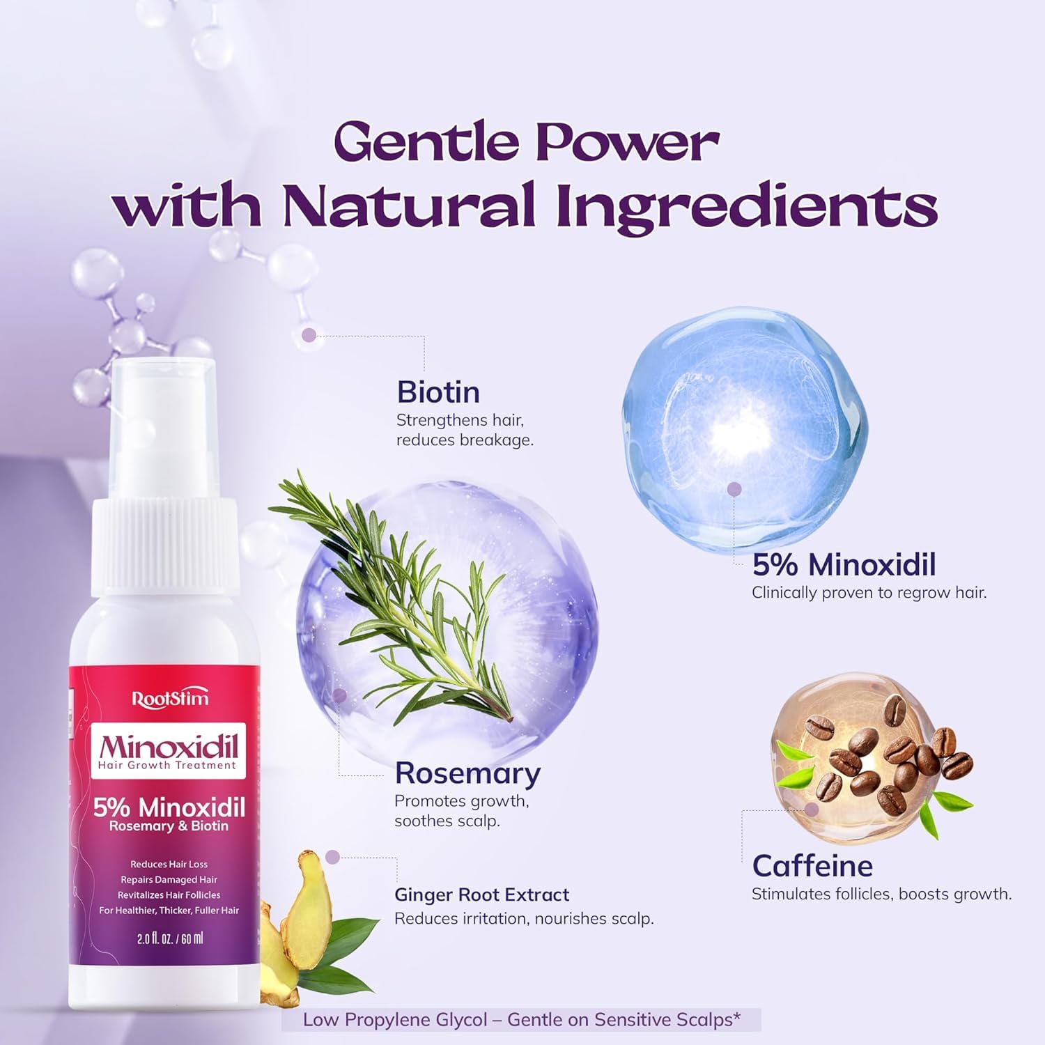 Rosemary and biotin formula from RootStim for scalp nourishment