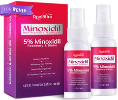 RootStim minoxidil spray bottle, 2-pack, handy for daily use