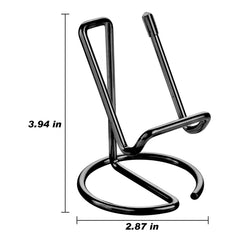 ROPOSY metal black stand provides sleek finish for desks