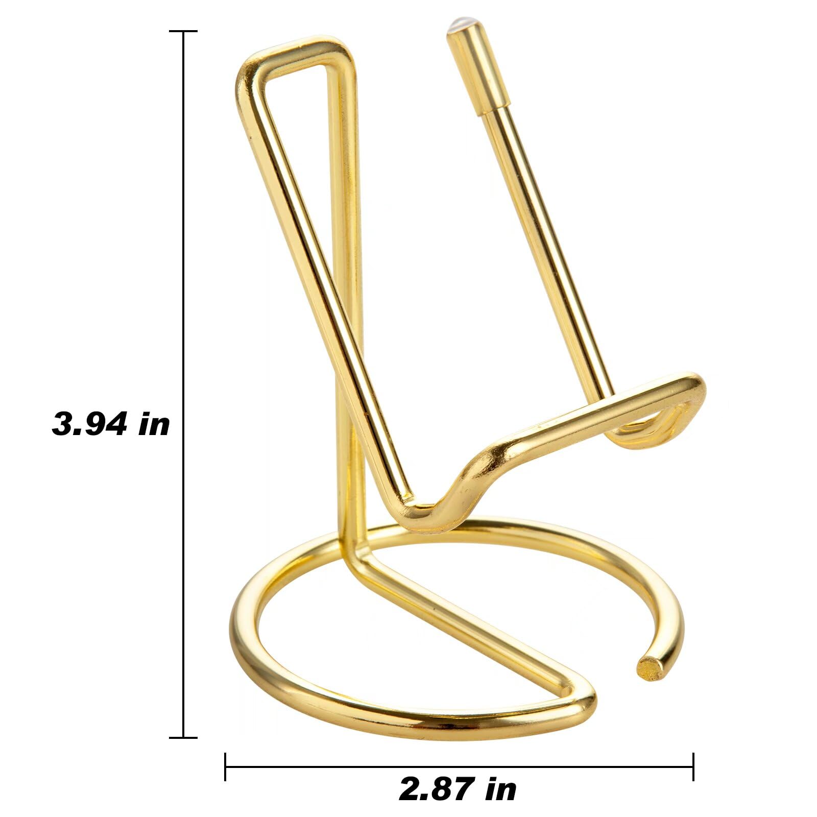 ROPOSY gold stand front view emphasizing easy access and stability