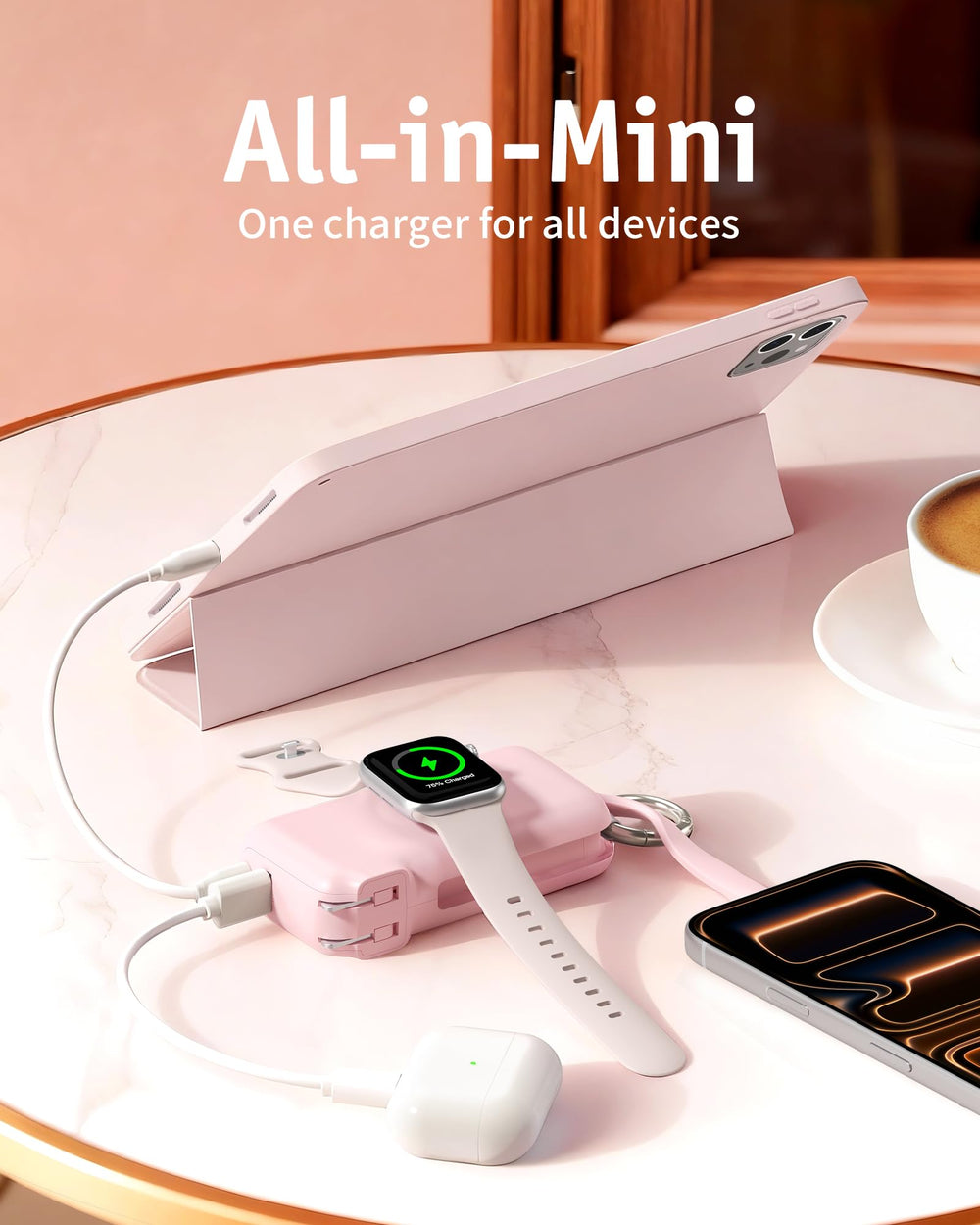 RORRY Flow 40W fast charging port image highlighting rapid recharges.