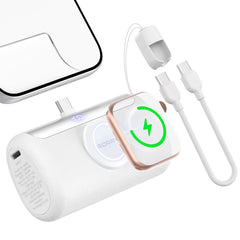 RORRY PalmGo built-in USB-C connector for clutter-free on-the-go charging.
