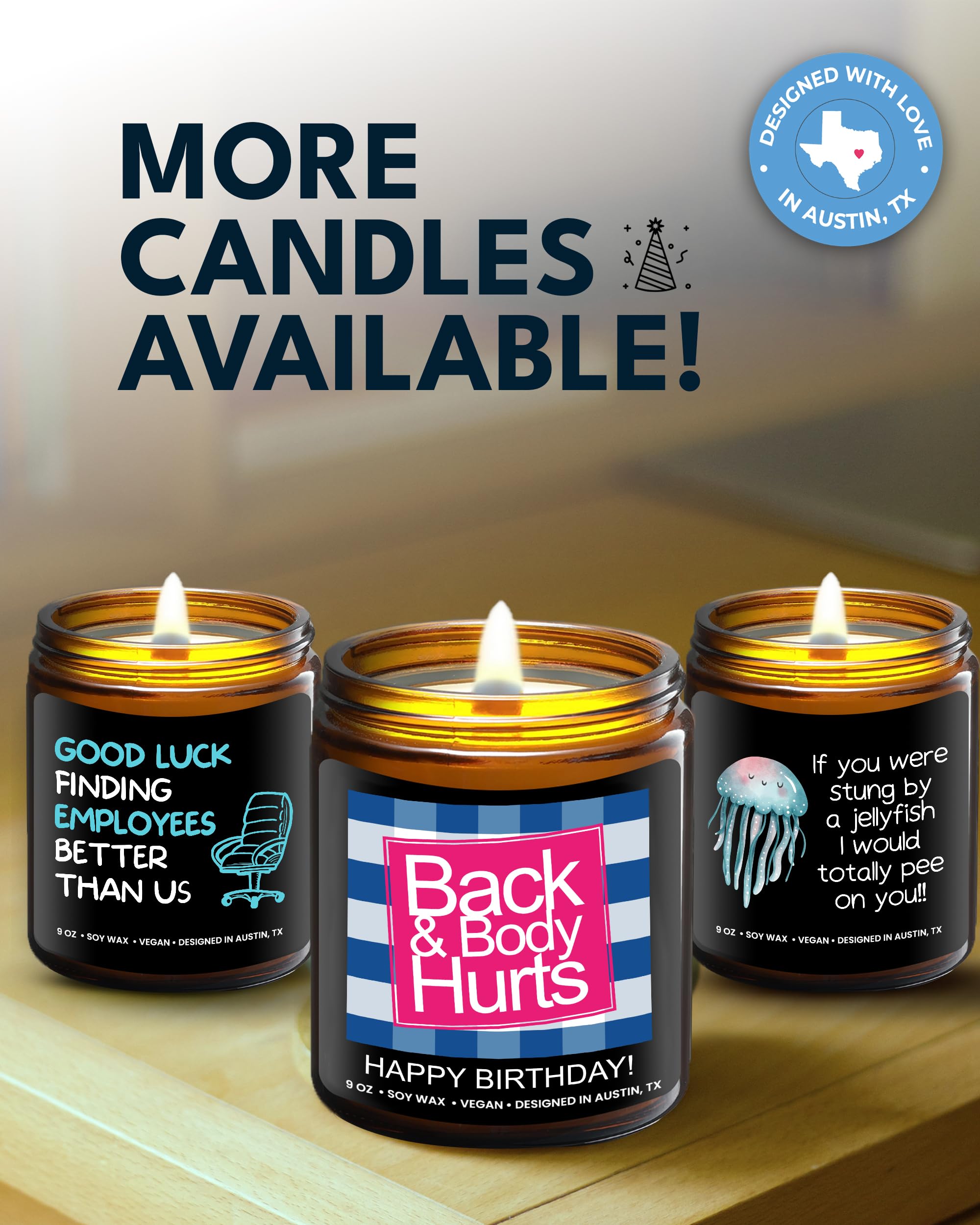 Rosa Vila 9oz soy wax candle emphasizing clean burn and slow release