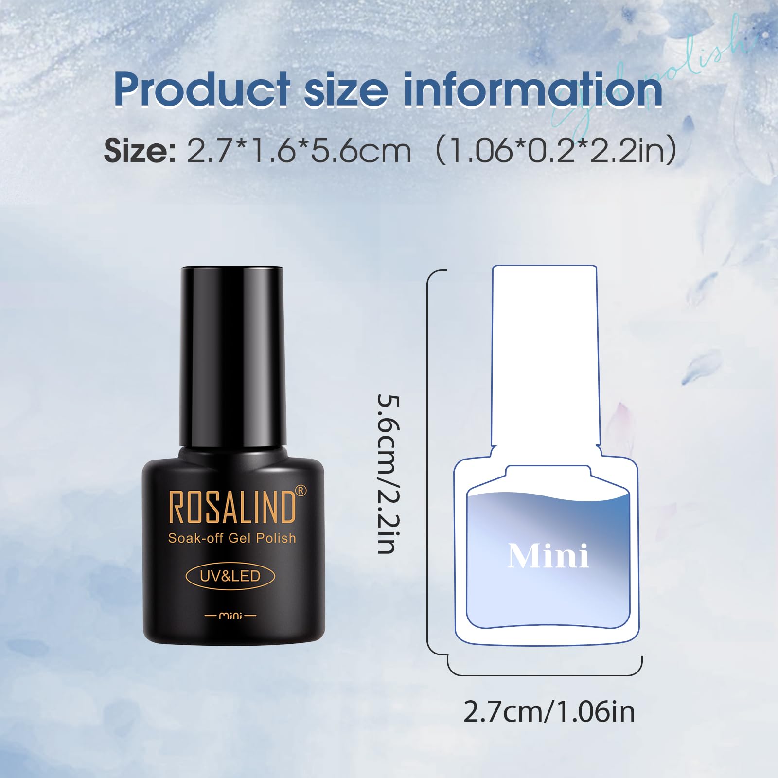 ROSALIND 12-color kit offers versatile cat-eye nail art options.