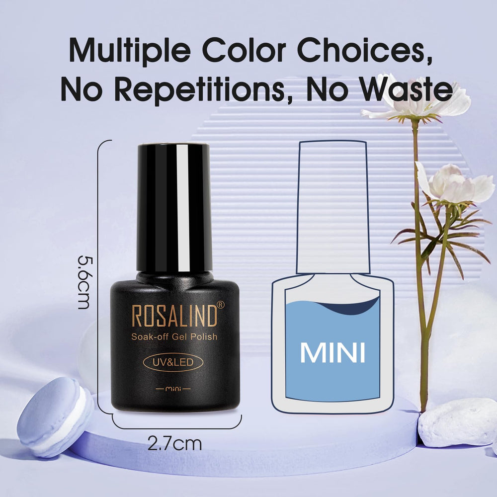 ROSALIND travel-friendly kit fits easily in handbags.