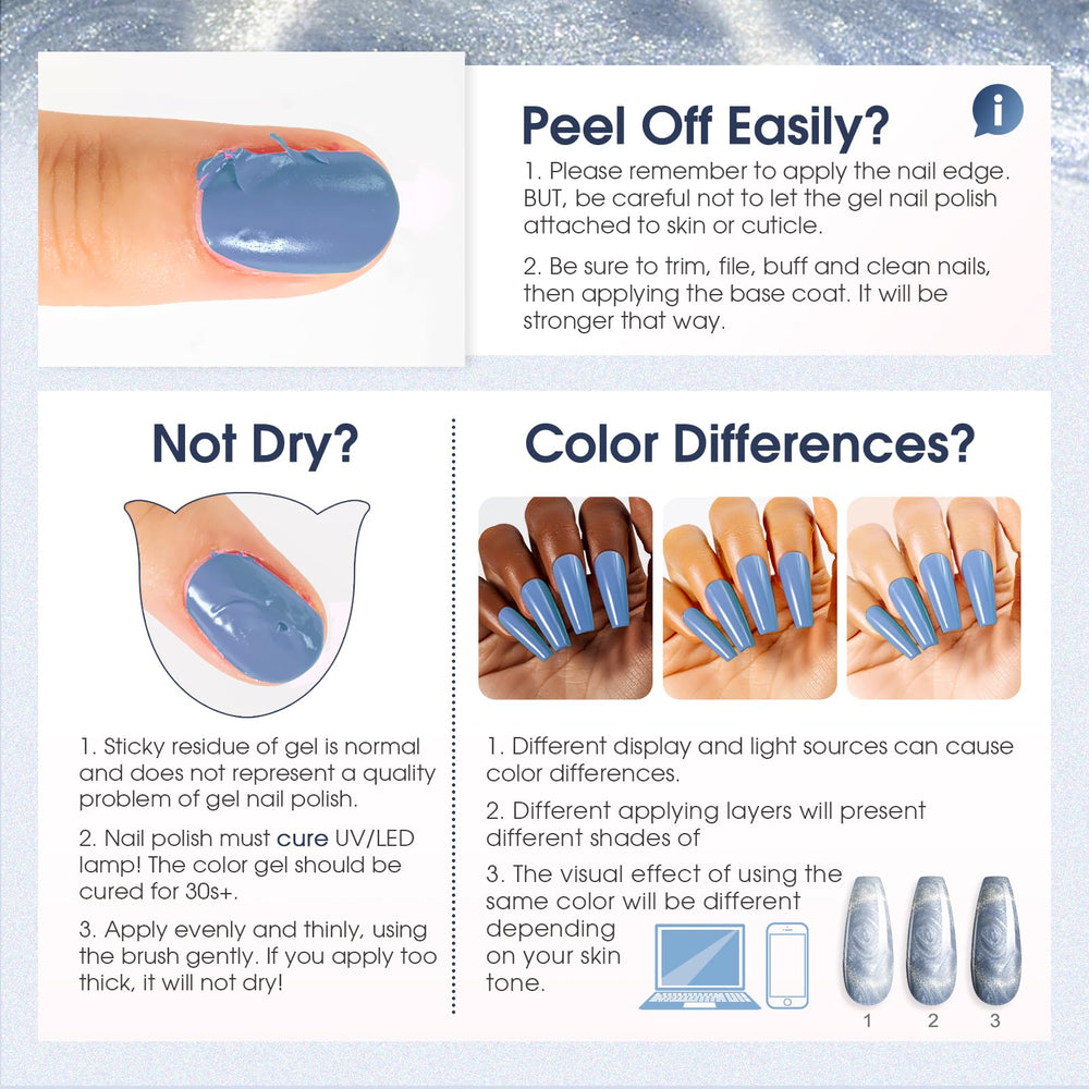 ROSALIND warm curing tips help prevent premature peeling.