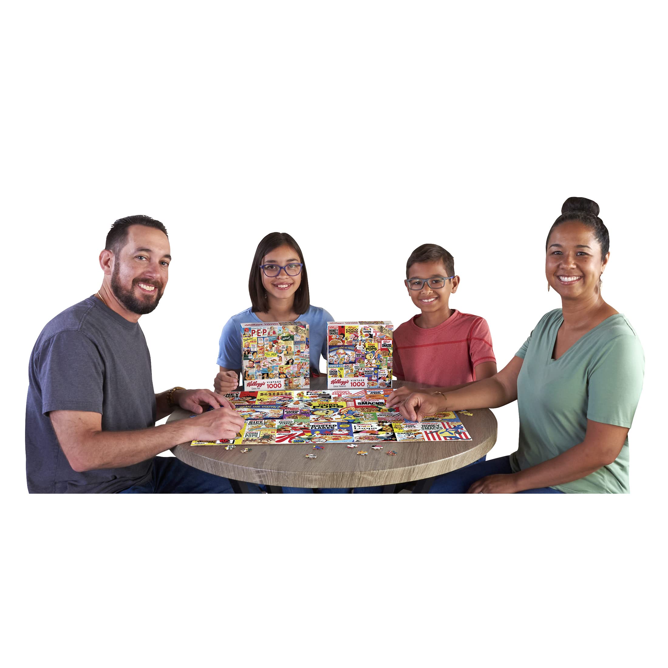 RoseArt Kellogg's Cereal Favorites bonus poster included inside the box