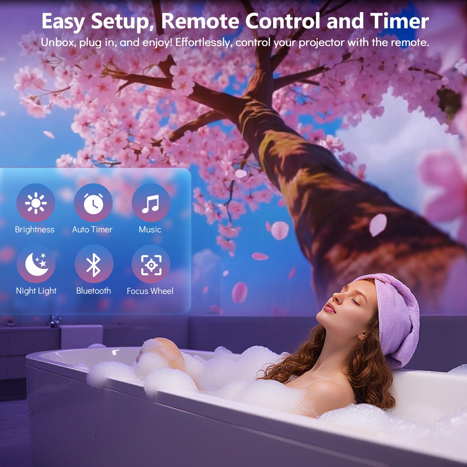 Rossetta 3D Projector in kids' room sparking imagination
