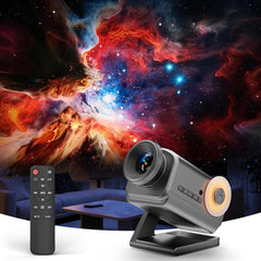 Rossetta 3D Projector in a living room creating immersive ambiance