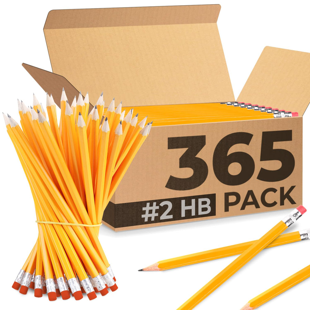 Rosmonde bulk pencils 365 pack ready for classroom use and school projects