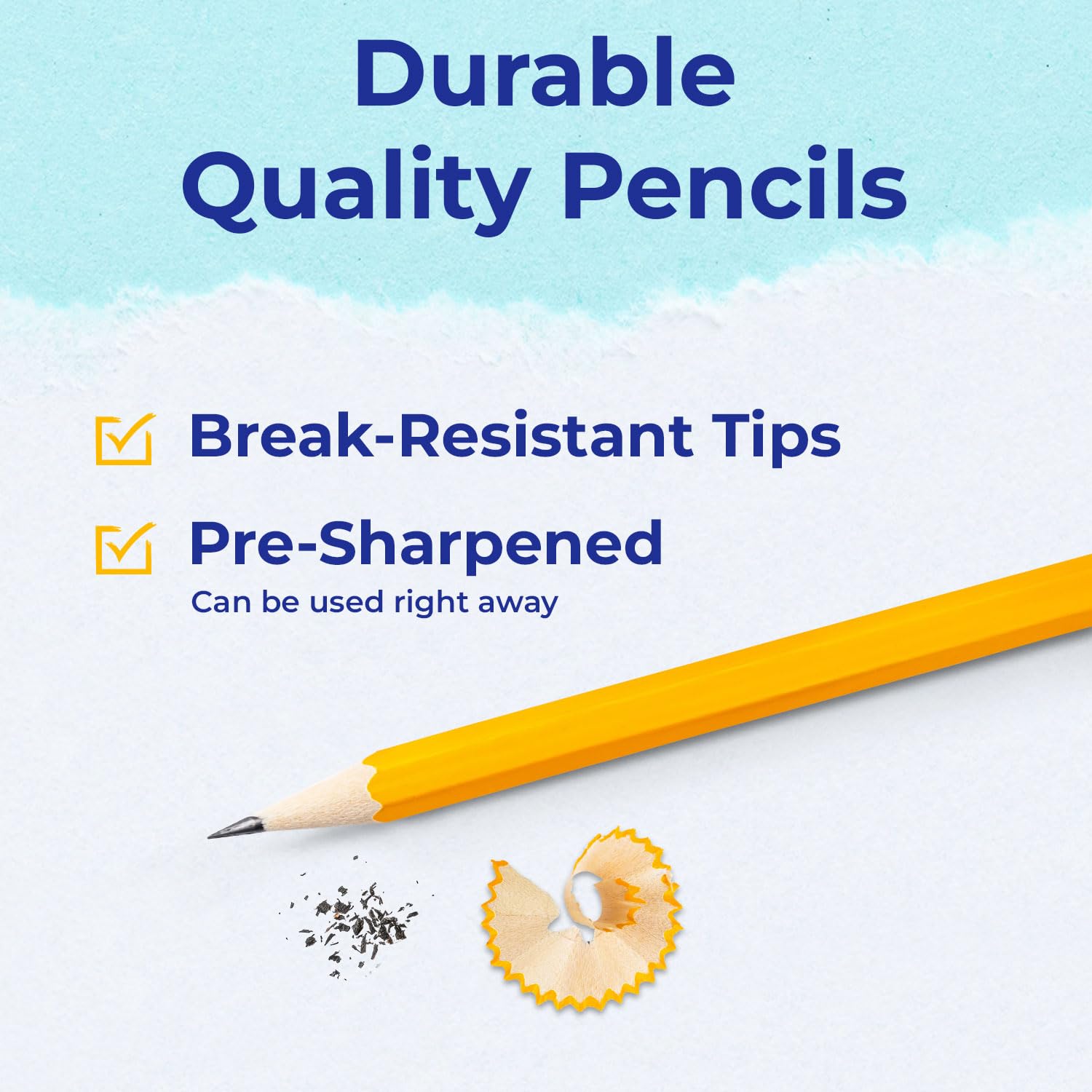 Rosmonde classroom ready pencils promote organized supplies and bulk savings