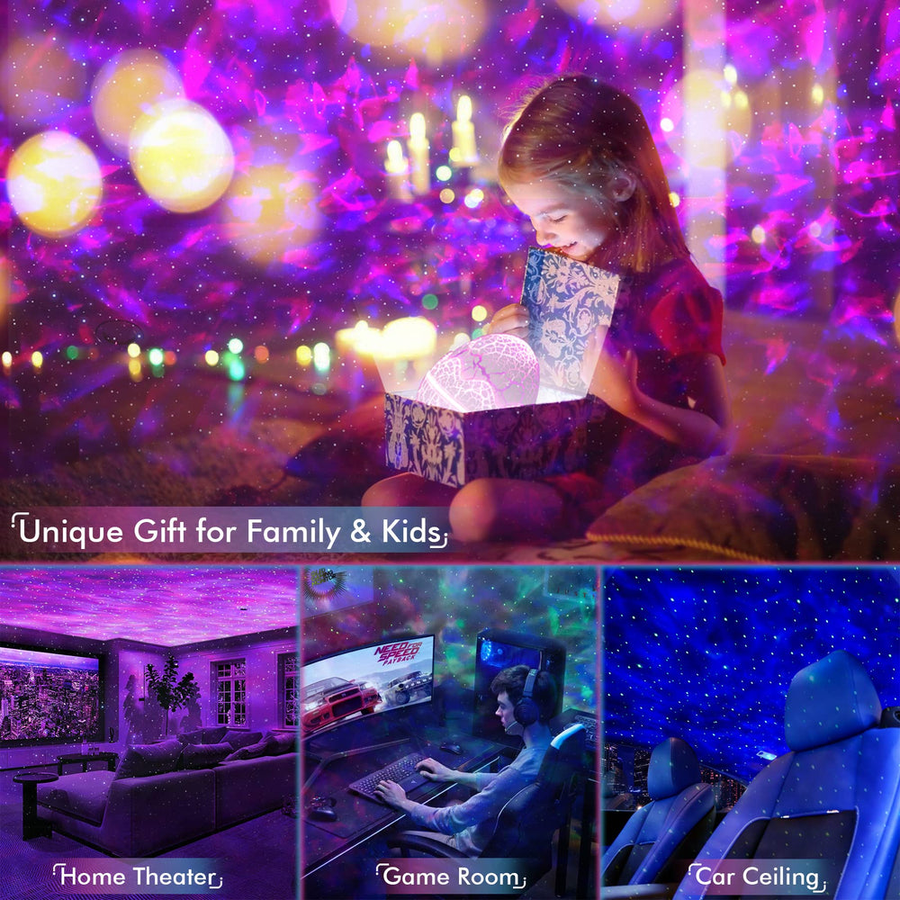 Rossetta Star Projector streams Bluetooth music and syncs light effects