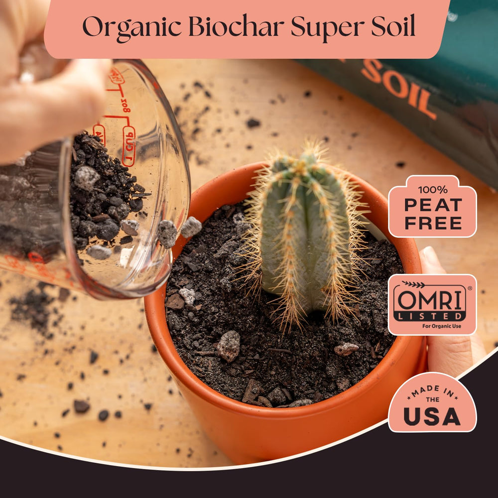Rosy Soil loose-texture for drainage enhances air pockets for healthy roots.