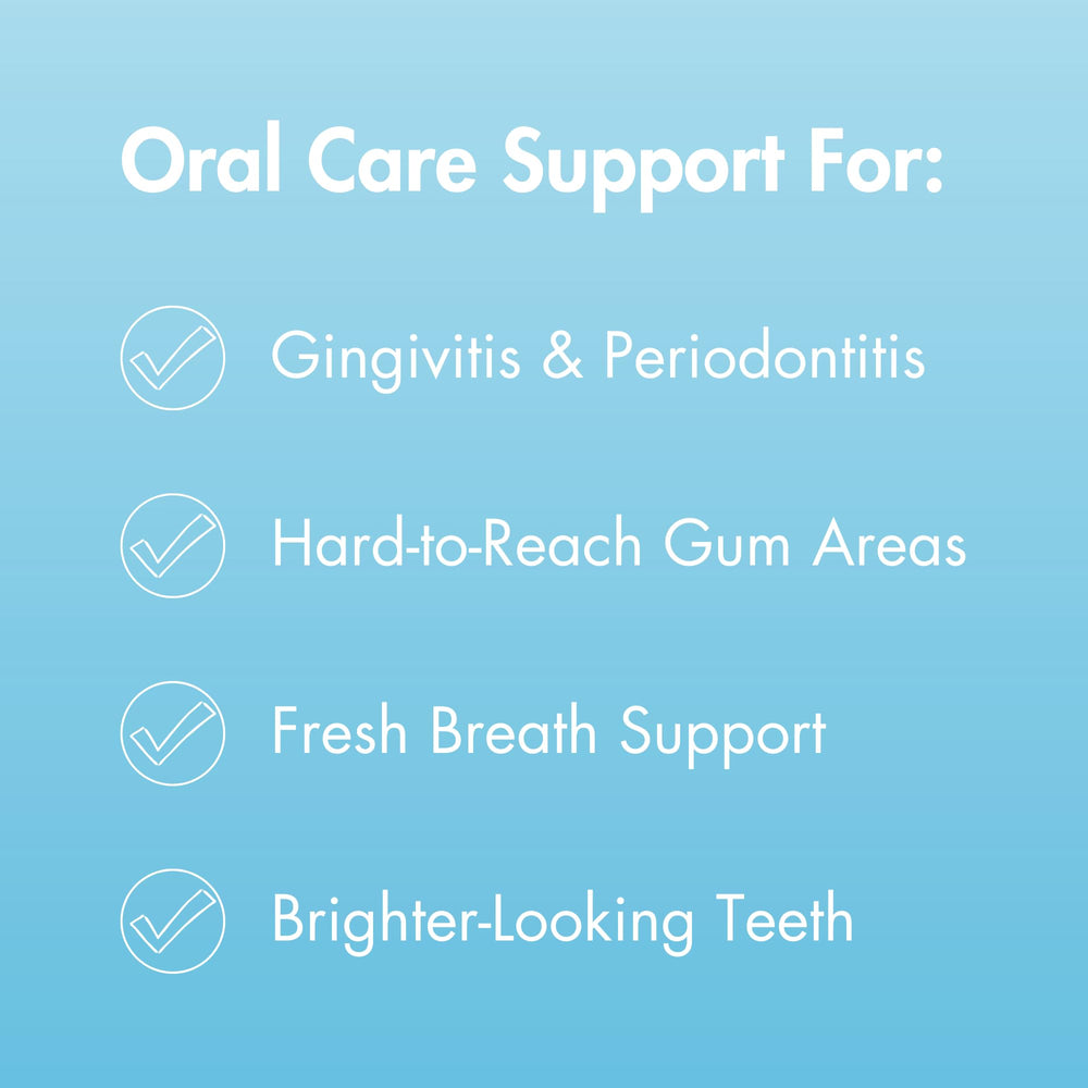 Mint flavored Perio Restore Gel provides refreshing breath during treatment.