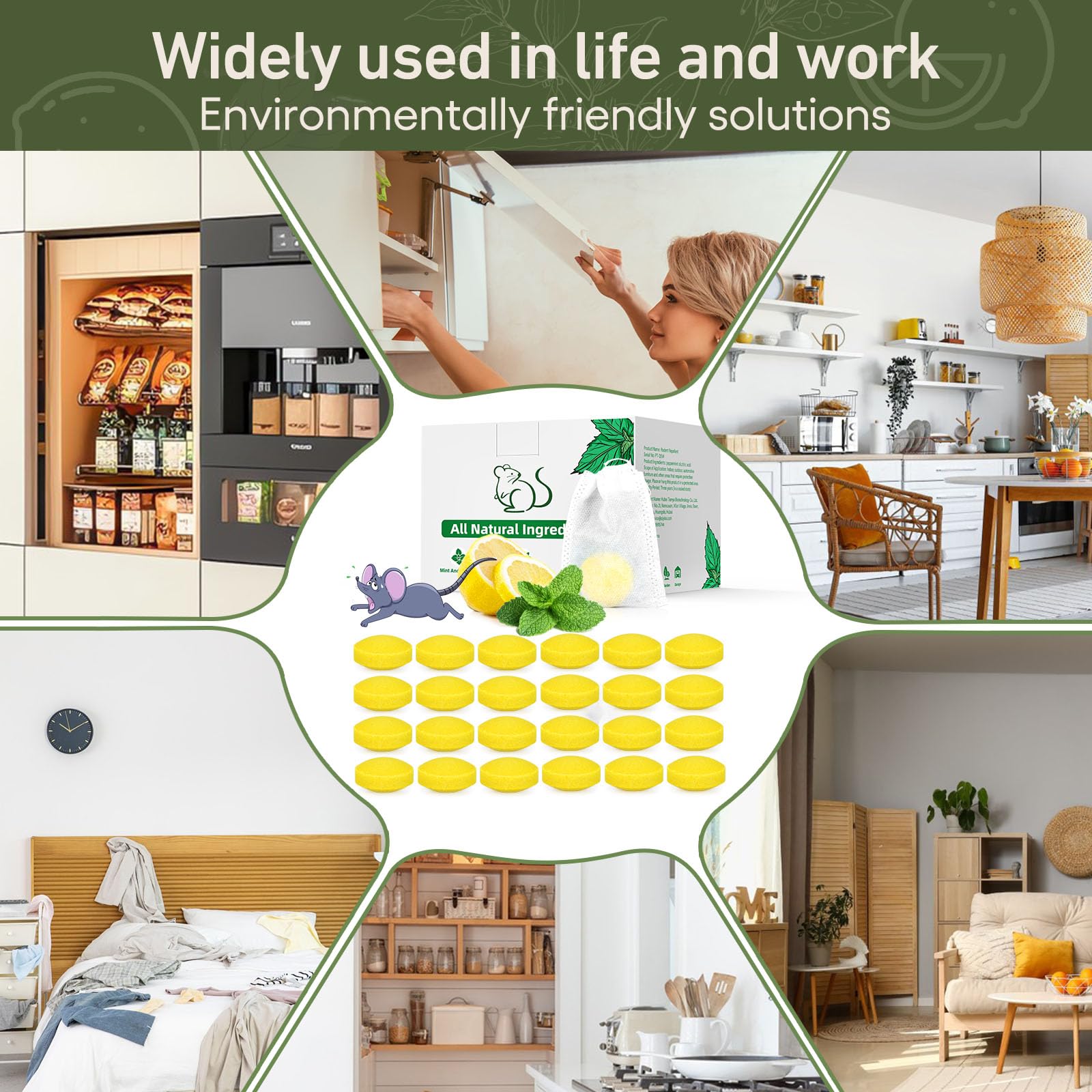 ROTIAH family-safe natural deterrent emphasizes plant-based formula for households.