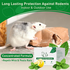 ROTIAH mesh bag with rodent deterrent ready for placement.