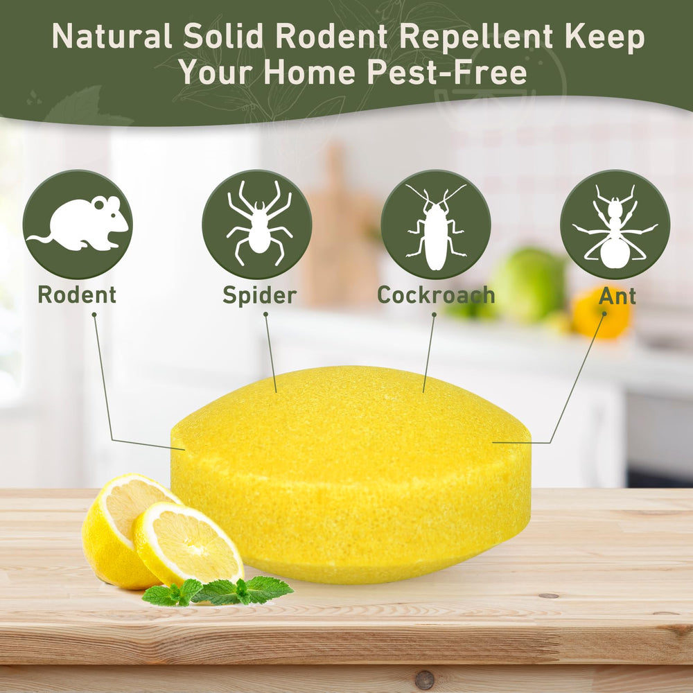 ROTIAH mesh bag with peppermint oil balls provides long-lasting scent for pest deterrence.