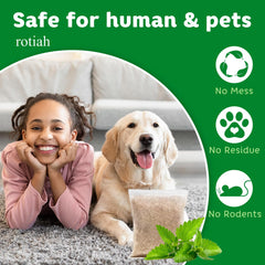 ROTIAH Pest Repellent Pouches car engine placement prevents rodent intrusion while keeping scent contained.