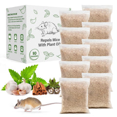 ROTIAH pest repellent pouches packaging deters rodents safely